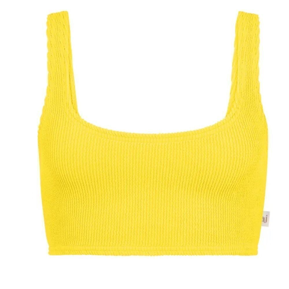 ARAMINTA JAMES Hoola Bikini Top | Yellow Size Small